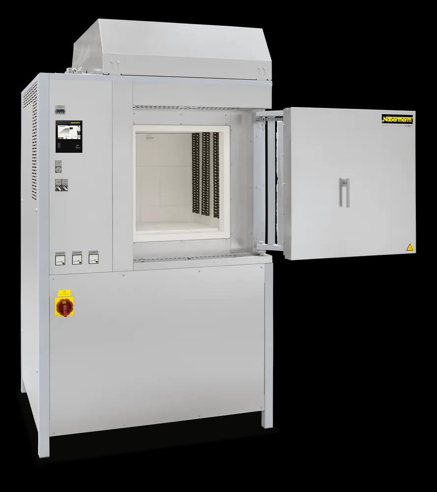 High-Temperature Furnaces with SiC Rod Heating and Fiber Insulation up to 1550 °C