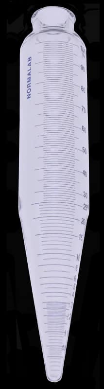 Centrifuge ampoule for lubricating oil analysis