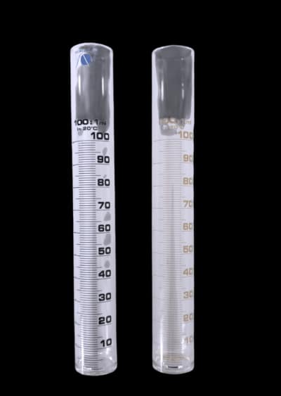 Demulsification test tube