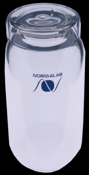 Glass test container